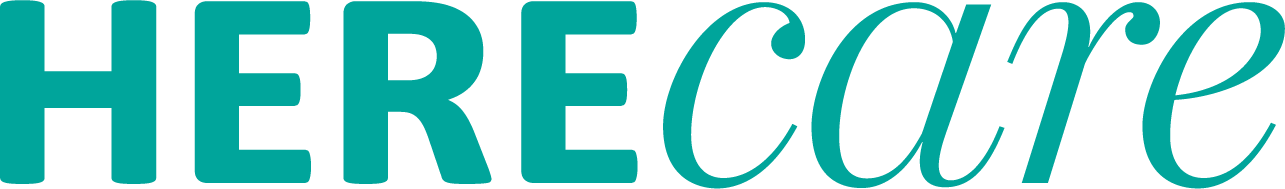 Here Care Logo in Green