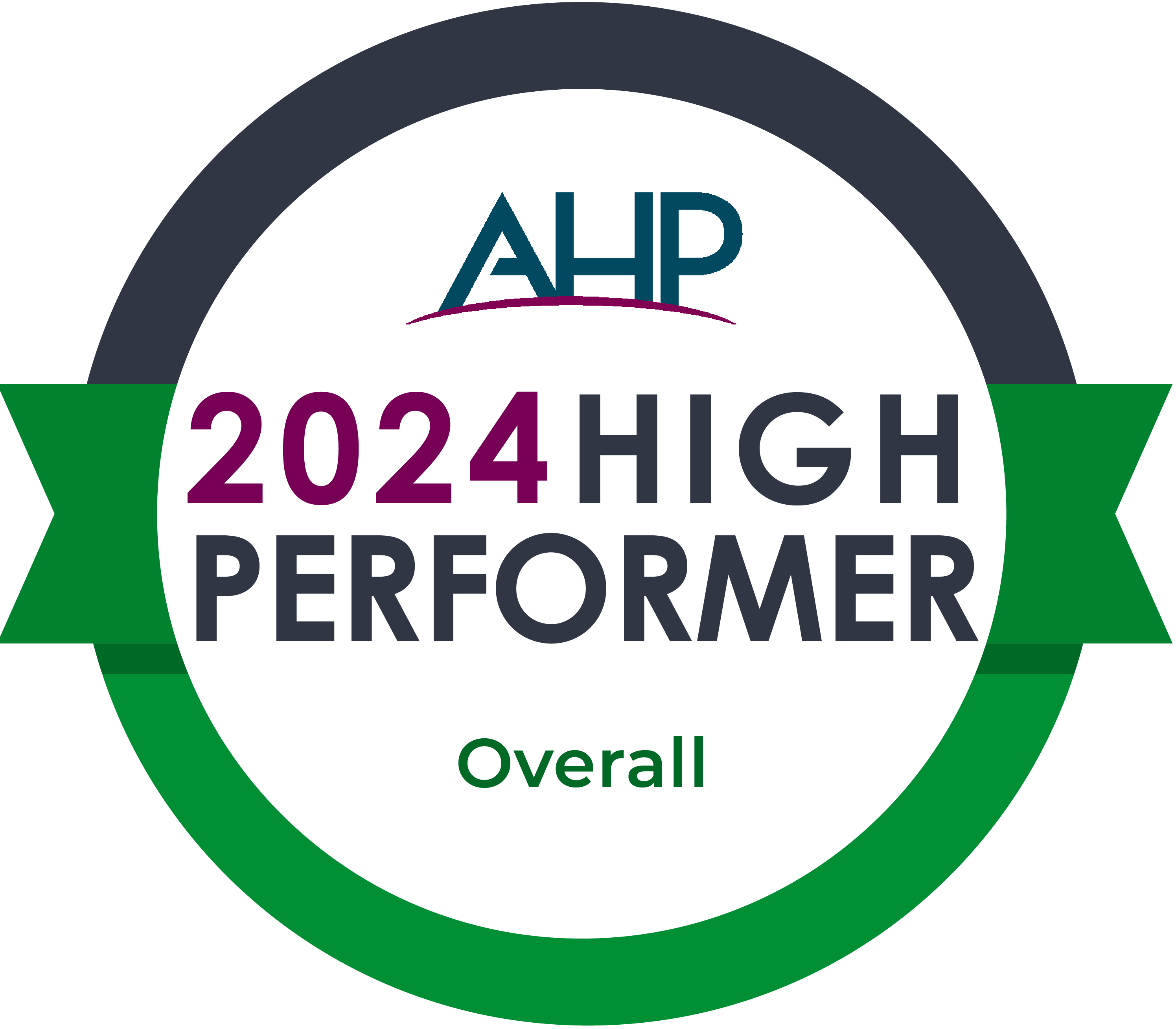 2024 Association for Healthcare Philanthropy High Performer Badge